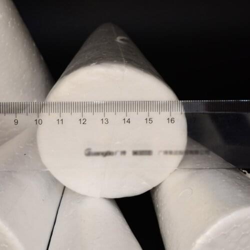 30pcs Cone Styrofoam Foam Christmas Tree Ornament For DIY Model Making 150mm