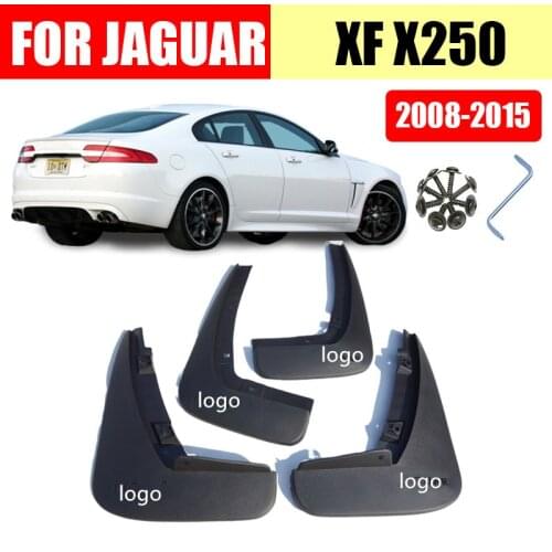 Mud flaps for jaguar xf X250 2008-2015 Mudguard fender JAGUAR XF Mud flap splash Guard Frnders Mudguard car accessories 4 PCS