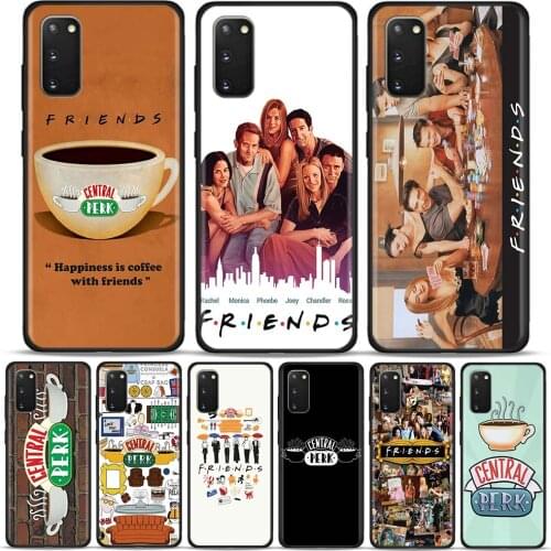 Central Perk Coffee friends tv show Phone Case for Samsung Galaxy S20 FE S21 Ultra 5G S8 S9 S10 S20 Plus S10e Matte TPU Cover