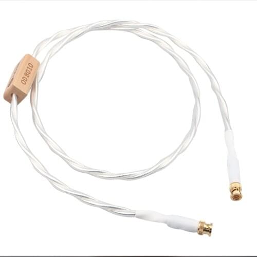 Audiocarst digital hifi dedicated audio BNC coaxial cable single crystal copper silver plated audio audio signal cable Xangsan