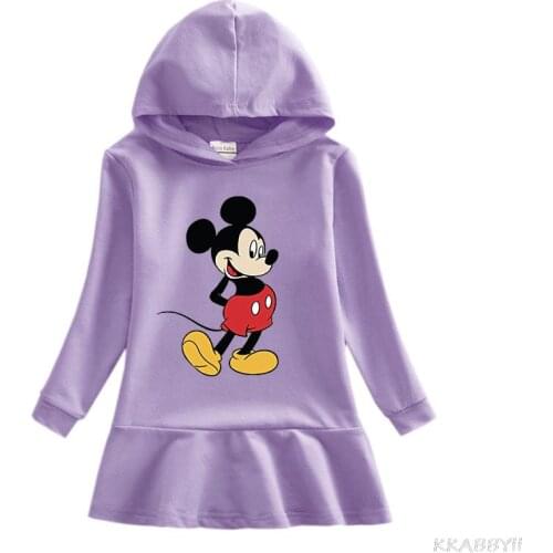 Disney Mickey Kid Dress For Girl 2021 Christmas Dress Girl Baby Girl Clothes Infantil Christmas Party Dress