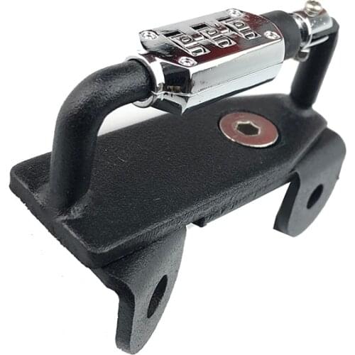 For Ducati Scrambler 400/800 Models sixty 2 2015+ Motorcycle Helmet Lock Password Mount Hook Black Side Anti-theft Security