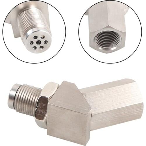 O2 Car Modification Metal Oxygen Sensor Spacer Connector 45 Degree Catalytic Converter For All M18X1.50 Speci Vehicle