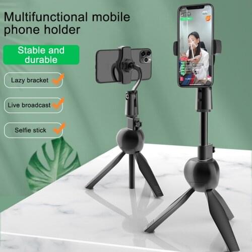 Desktop Phone Holder tripod Lazy Mobile Phone Stand Live Artifact Camera Stabilizer For iPhone 12 11Pro Max Xiaomi Redmi 2021