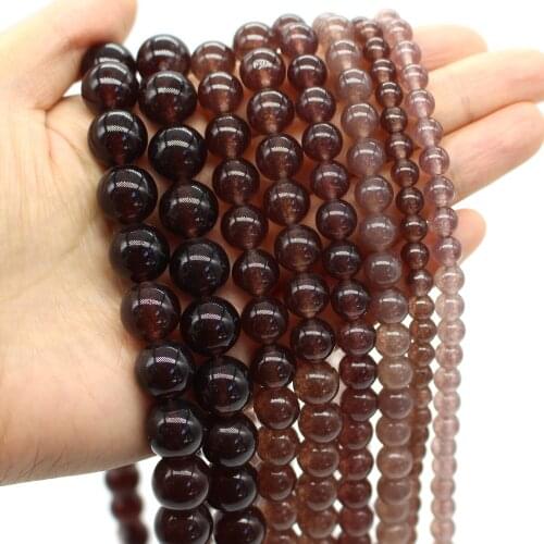 Oameusa Natural Coffee Chalcedony Agates Beads Stone Beads Loose Beads For Jewelry Making Spacer Beads Accessories Diy Make
