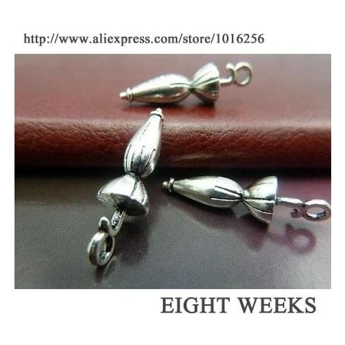 Zinc alloy pendant jewelry accessories diy handmade material charms Three-dimensional umbrella 7 * 28 mm