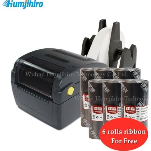 Satin Ribbon Printer 25mm-108mm Label Printer Washing Mark Self-adhesive Sticker Tag Heat Transfer Barcode Labeling Machine