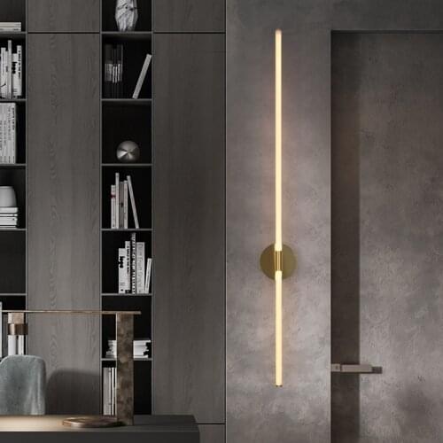 360 Glow L67/88/110/130cm Modern led wall lights for bedroom study room Gold Plated Sconce decoration wall lamp free shipping