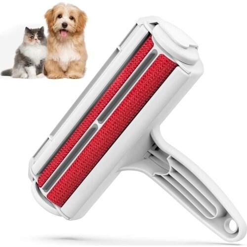 Pet Hair Remover Roller Dog & Cat Fur Remover with Self-Cleaning Base - Animal Hair Removal Tool Furniture Couch Carpet Car Seat