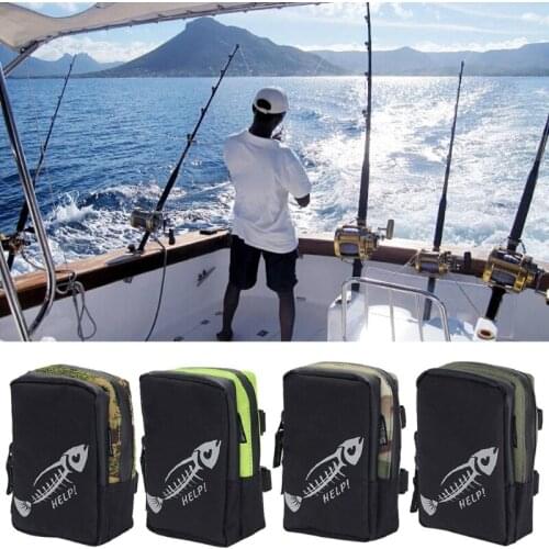 Oxford Cloth Fishing Bag with Hang Buckle Waterproof Lure Bag Fishing Tackle 24BD