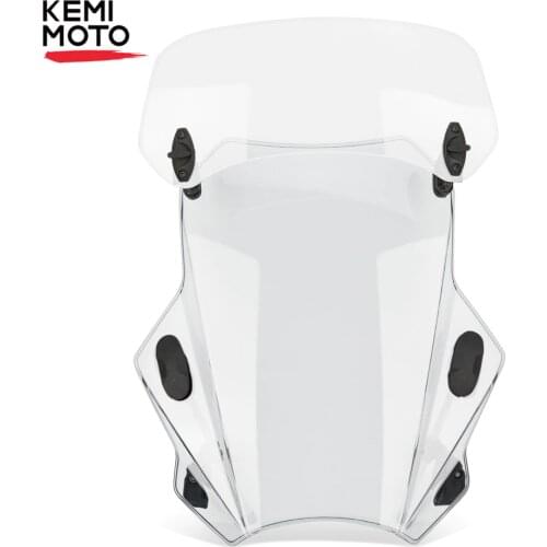 Universal Motorcycle Windshield For HONDA CBR600RR CB1000R CRF450R For BMW R1200RS R1200RT S1000R For YAMAHA r3 r1 Windscreen