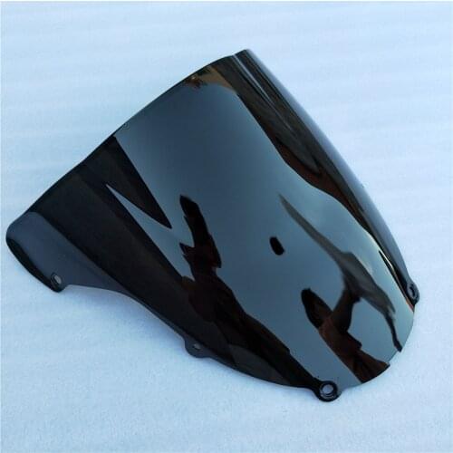 Motorcycle High Quality Bubble Windshield Wind Deflectore For Kawasaki ZX6R 6R 626 2003-2004 Windscreen Modification Accessories