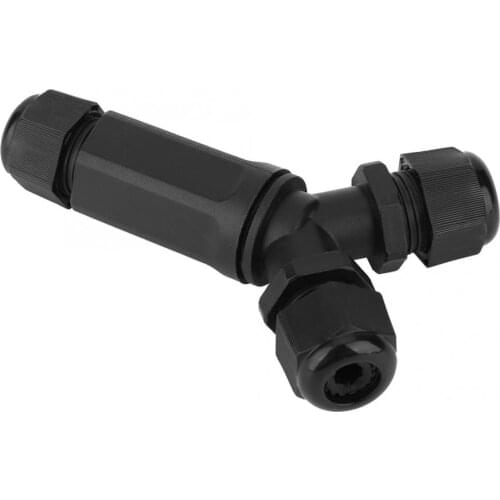 Waterproof wire connector LED IP68 Waterproof Connector 3-Way 3-Core Y-Type Wire Plug for Electrical Accessories