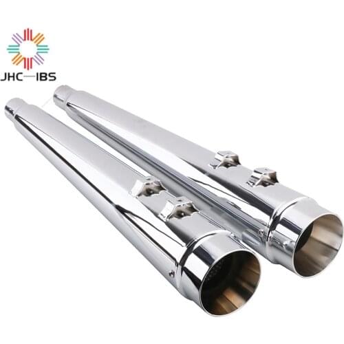 Motorbike 4" Exhaust Pipes For Harley Touring Ultra Limited Road King Dresser Electra Glide Street Road Glide 1995-2016