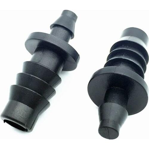 200 pcs 1/4' and 3/8' hose Sealing plug Garden Hose Connector End Plug Barbed Connector Plastic Hose Fitting For Irrigation