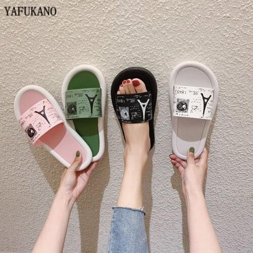 Cartoon Cute Daisy Women Home Slippers Summer Sandals Ladies Slides Indoor House Shoes Flip Flops Sandalias Mujer