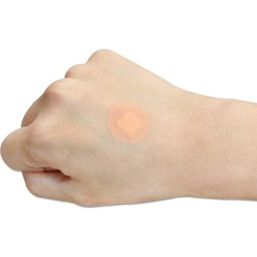 100PCS Breathable Waterproof Adhesive Plaster Round Medical Wound plast First Aid Bandage Wound Hemostasis Sticker