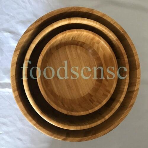 3pcs/pack Fruit salad Bowl Appetizers Salad Bowl bamboo Salad Bowl Snacks Serving Bowl