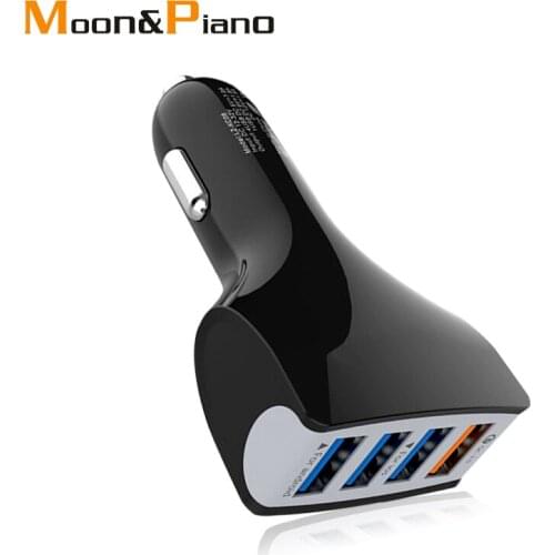 Quick QC3.0 Car Charger Adapter USB Fast Charging With 4 USB Ports for Mobile Phone Tablet Car-Charger 3.5A High Speed charging