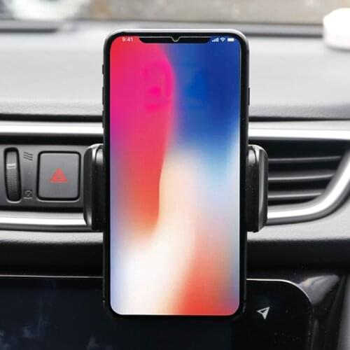 2020 New Universal Car Air Vent Clip Mount Mobile Phone Holder GPS Stand for iphone 11 XS 8 7 Plus Cellphone GPS High Quality
