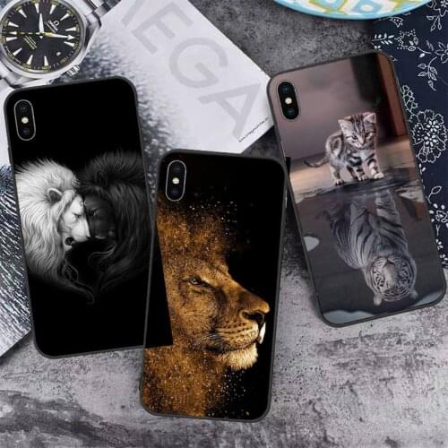 Animals tiger Phone Case for iPhone 11 12 pro XS MAX 8 7 6 6S Plus X 5S SE 2020 XR mini