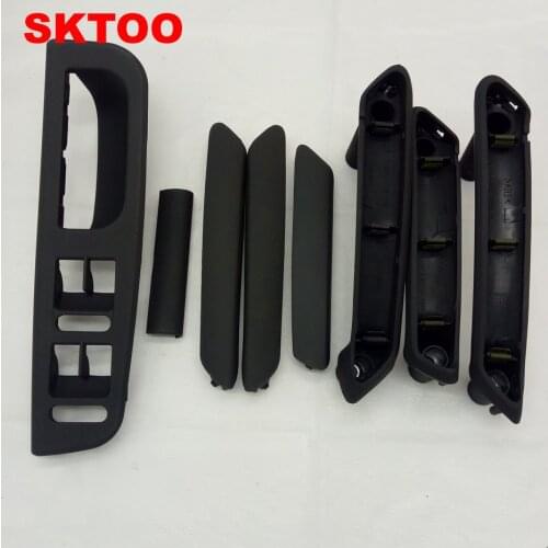 SKTOO Black Interior Door Handle With Trim 3B0867172 3B4867372 For VW Passat B5 3B4867179A,3B4 867 179A,3B4867371,3B4 867 371
