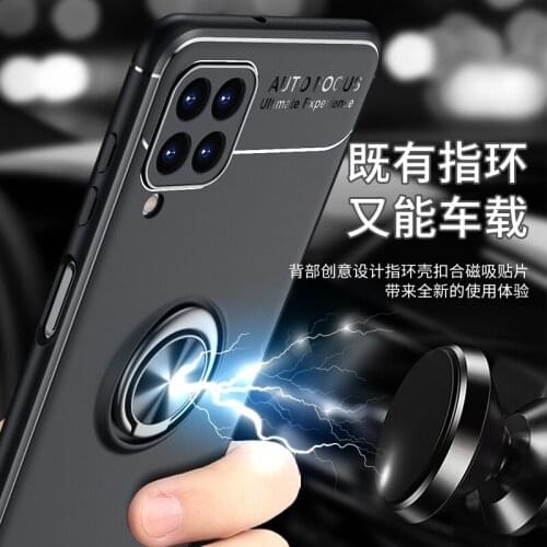360 Magnetic Metal Ring Bracket Case For Samsung F62 M61 A72 A52 A42 A32 5G A12 M51 M31s M21 M11 A02s A21s A41 A31 Back Cover