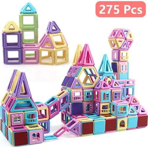 Magnetic Piece Building Block Set Kids Variety Lifting Assembling Childrens Educational Toy