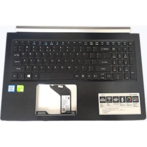 MEIARROW 95%new for Acer Aspire 5 A515-54 A515-54G palmrest upper cover US keyboard,no touchpad