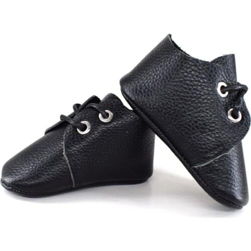 2020 New Genuine Leather Baby Moccasins Shoes solid lace up Baby Shoes Newborn first walker Infant Shoes baby schoenen