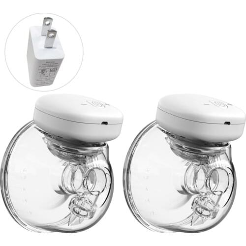 YOUHA Wearable Breast Pump Hands Free Electric Portable Wearable Breast Cup 8oz/ 240ml 3 Modes 9 Suction Levels Rechargeable