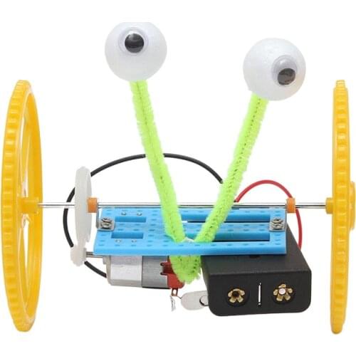Primary school DIY technology small production, creative balance car, childrens scientific experiment toy wholesale