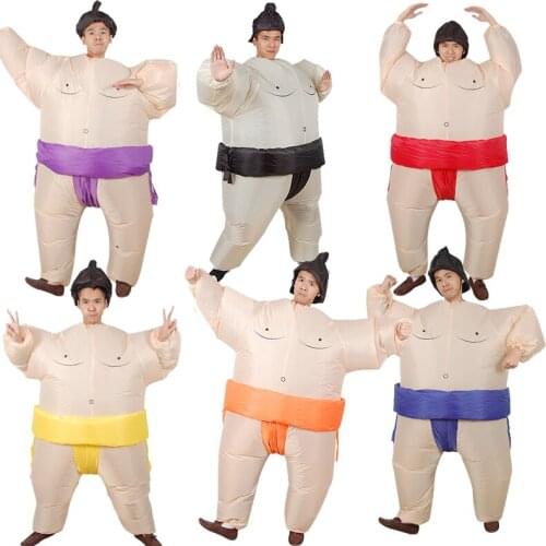 Inflatable Sumo Wrestler Costume for Adults Aeveral Colors Halloween Costume Cosplay