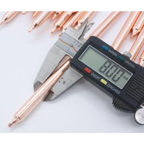 Notebook computer thermal conductivity 8mm copper tube round copper tube mounted DIY radiator diameter 8mm many kinds of length