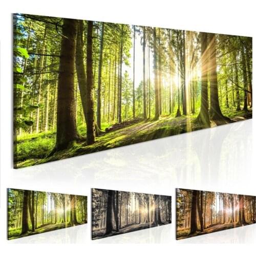 Natural Fresh Sunshine forest tree diamond embroidery 5d diy full square round drill landscape diamond painting mosaic puzzle