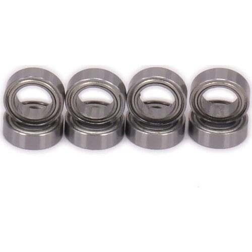 RCAWD 8pcs Ball Bearing 5*8*2.5mm For Rc Hobby Car 1/10 HPI RS4 B20 Bearing RS4 Hopup Parts