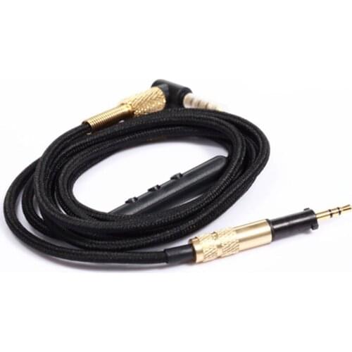 Replacement Cable Hifi Audio cable line for AKG K450 K451 K480 Q460 Headphones Cords with Mic Volume for iPhone Android