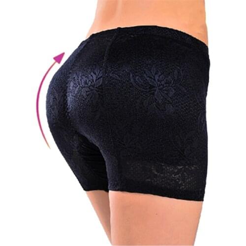 FLORATA Sexy Women body shaper slimming Panty Seamless Hip Enhancer Shaper Push Up Padded Panties Underwear Pants Bottom Hip Ass
