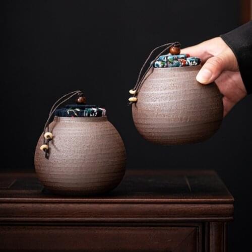 Coarse pottery Keepsake Urn Container for Ashes Pet Memorial Cremation Urns Ceramic Funeral for Ashes Dog cat