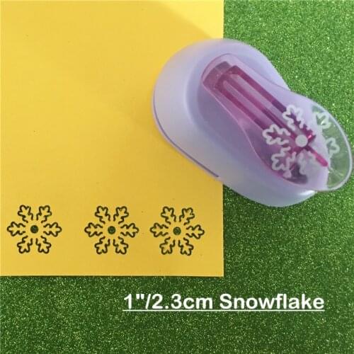 1''/2.3cm Hollow Snowflake punch diy craft hole puncher for scrapbooking punch Kid scrapbook paper cutter snow Embossing sharper