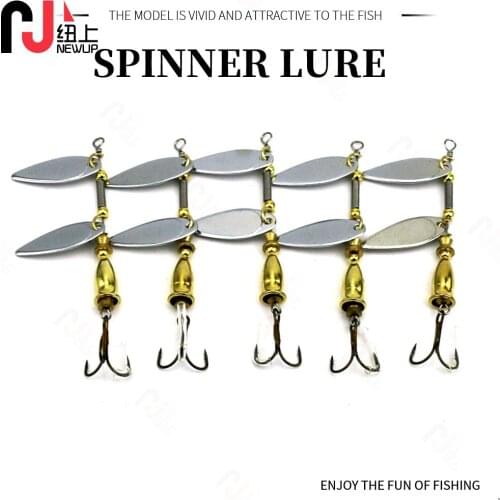 1pcs Hooks Spinner Spoon Metal Lures Rotating 8.4cm 9g Fishing Lure Sequins Crankbait Hooks For Bass Pike Wobbles Tackle