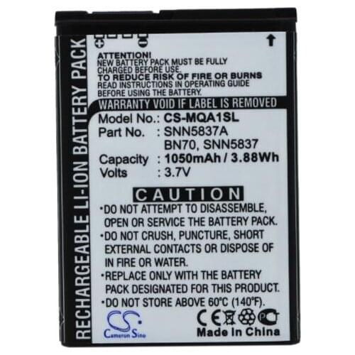 Cameron Sino 1050mAh battery for MOTOROLA MT710 BN70 SNN5837 SNN5837A Mobile, SmartPhone Battery