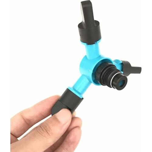 Lawn Automatic Drip Watering Sprayer Head Garden Irrigation Sprinklers Greenhouse Three Arm 360 Degree Rotary Sprinkler Supplies