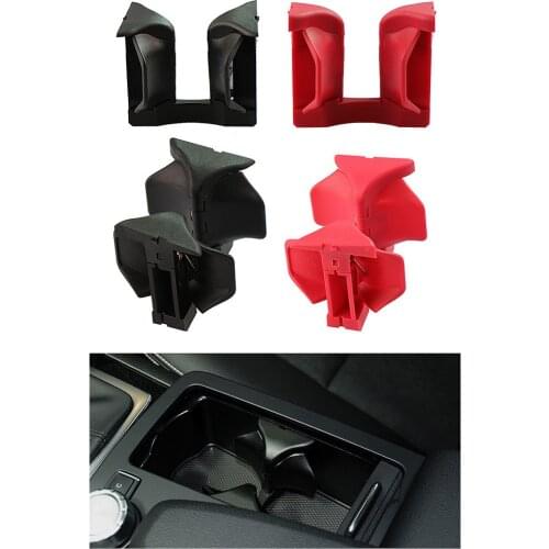 Car Drink Holder Car Center Console Water Cup Holder Insert Divider Board For Mercedes-Benz C E GLK Class W204 W207 W212 X204