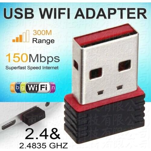 By dhl or ems 100pcs MT7601 Mini USB WIFI Adapter Wi Fi Antenna Wireless LAN Network External USB wifi audio video adapter