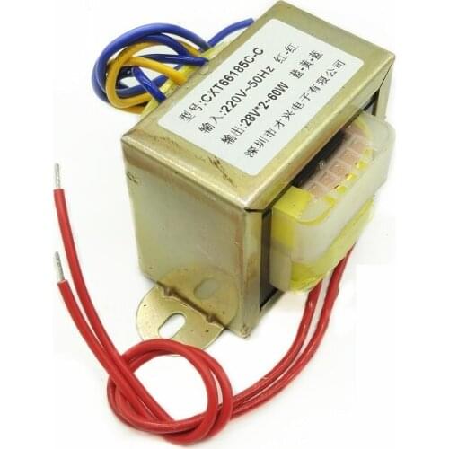 Electronic Transformer AC AC220V to double 28V 28V-0-28V 1A 60W/VA
