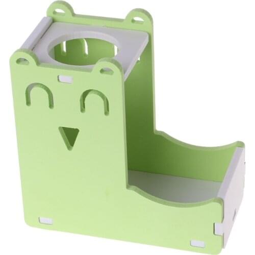 Small Pet Water Bottle Holder Hamster Rabbit Food Feeder Dispenser Nest Toy