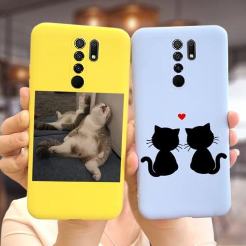 Cute Candy Painted Cover For Xiaomi Redmi 9 Case Soft Slim Fundas For Xiaomi Redmi 9 Redmi9 Phone Cases Shockproof Bumper 6.53