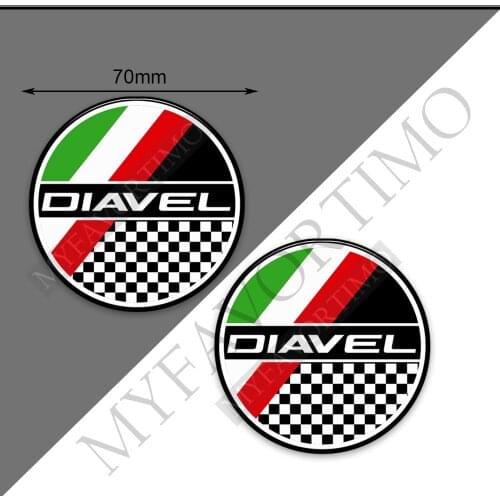 Motorcycle Stickers For Ducati Diavel XDiavel 1260S V2 V4 Tank Pad Protector Fairing Emblem Logo Fender Windshield Handguard