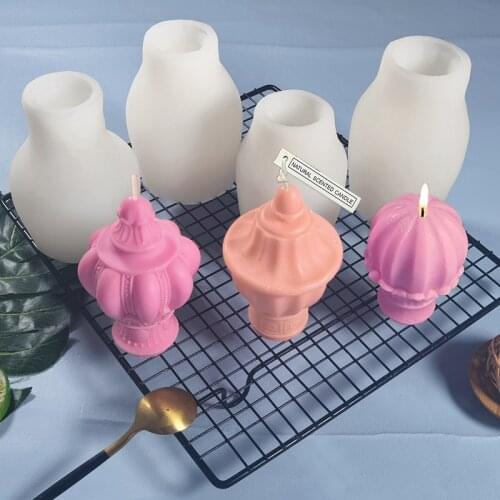 The New 3D Candle Molds Moldes De Silicona Candle Crown Series Candles Candle Molds for Candle Making Resin Mold Clay Mold